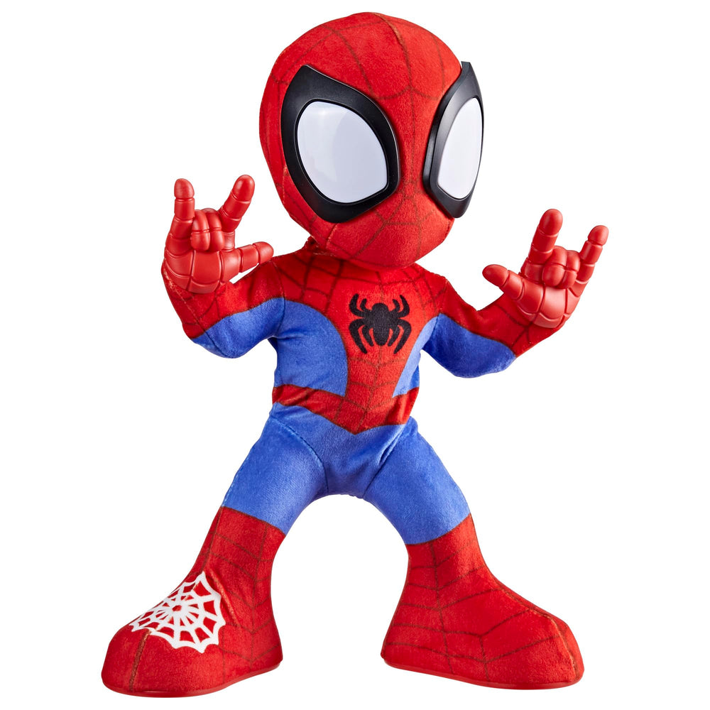 Spidey and His Amazing Friends Dance N Crawl Spidey toy ready for interactive and imaginative play.