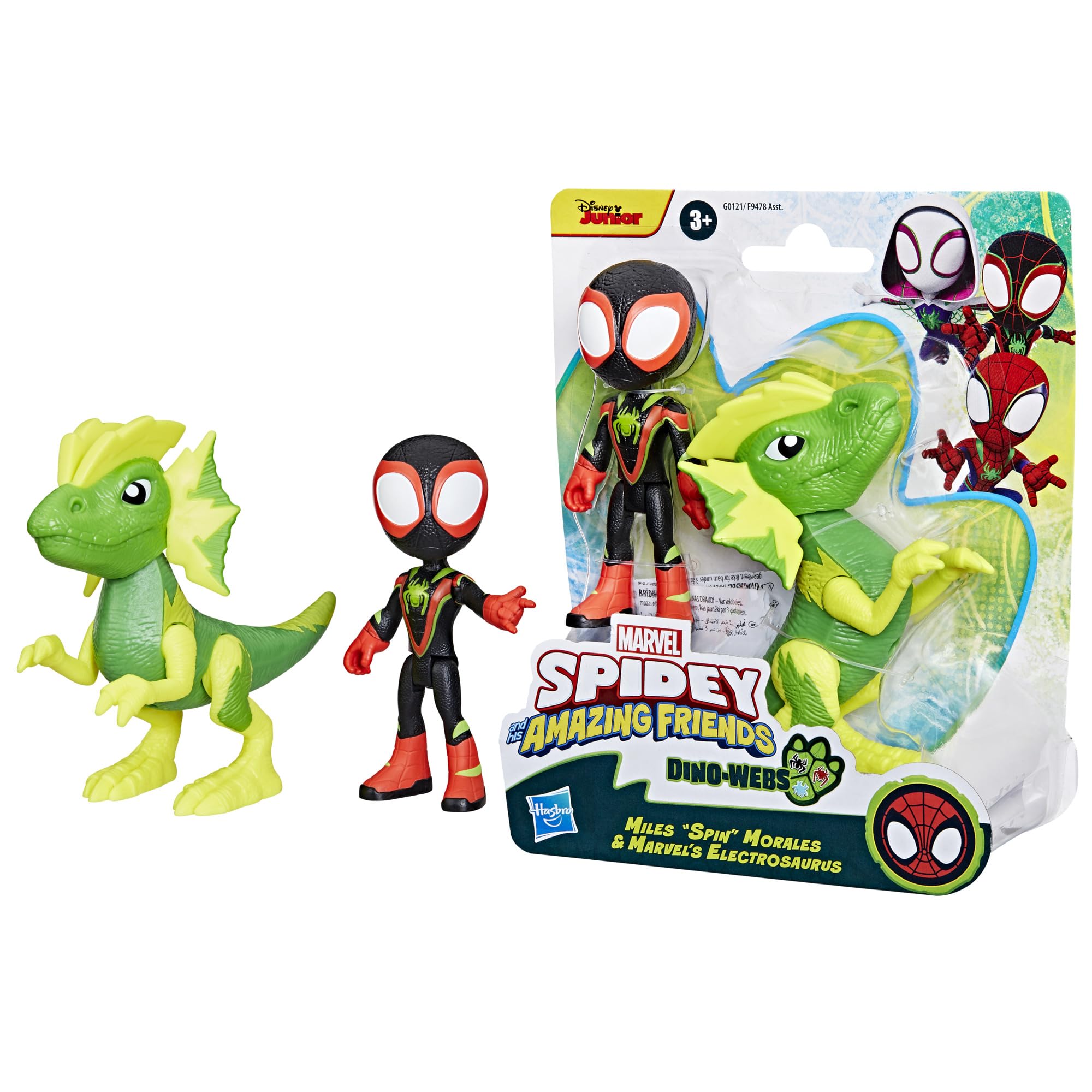 Spidey and His Amazing Friends duo invite dino-powered adventures.