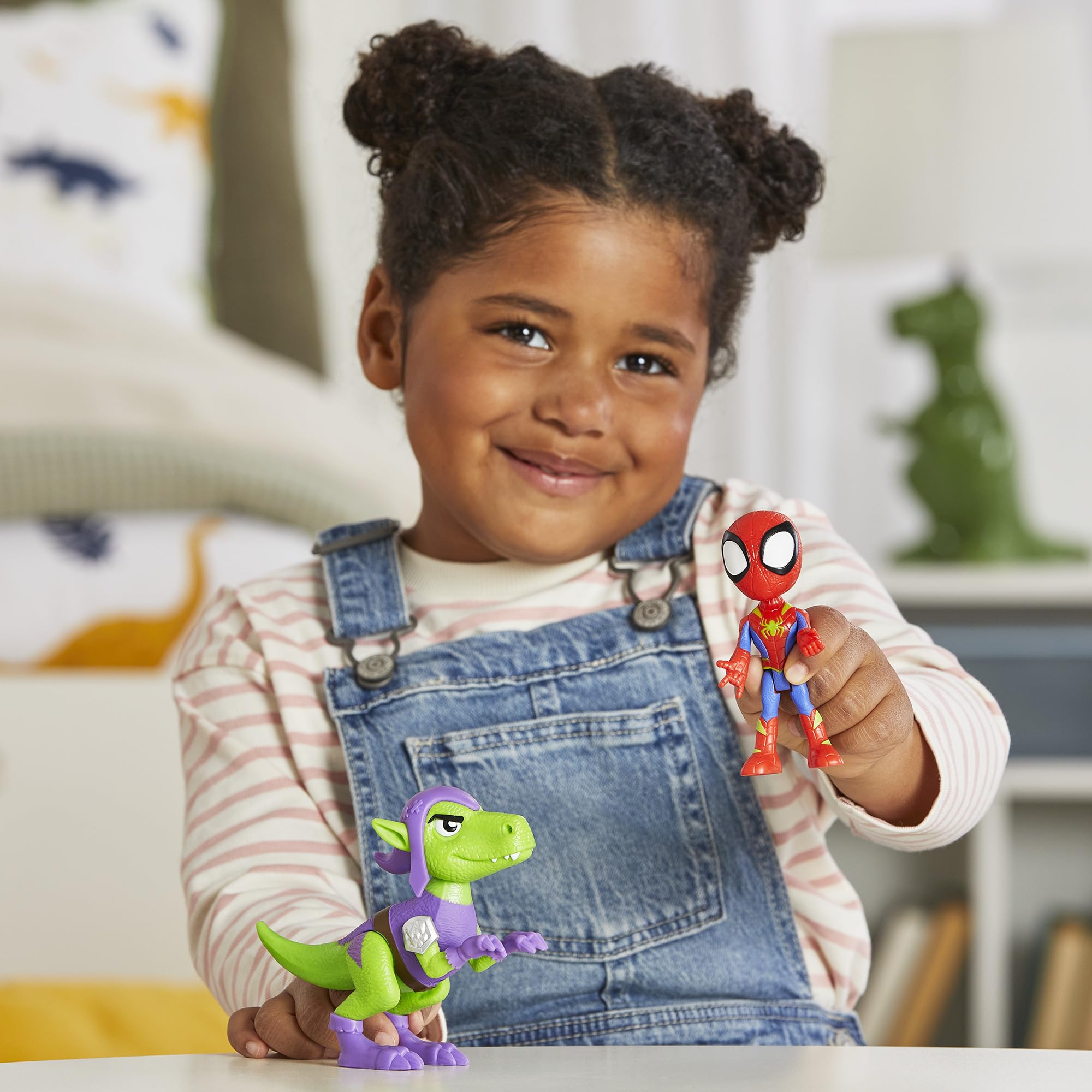Included accessories extend storytelling moments during playtime.