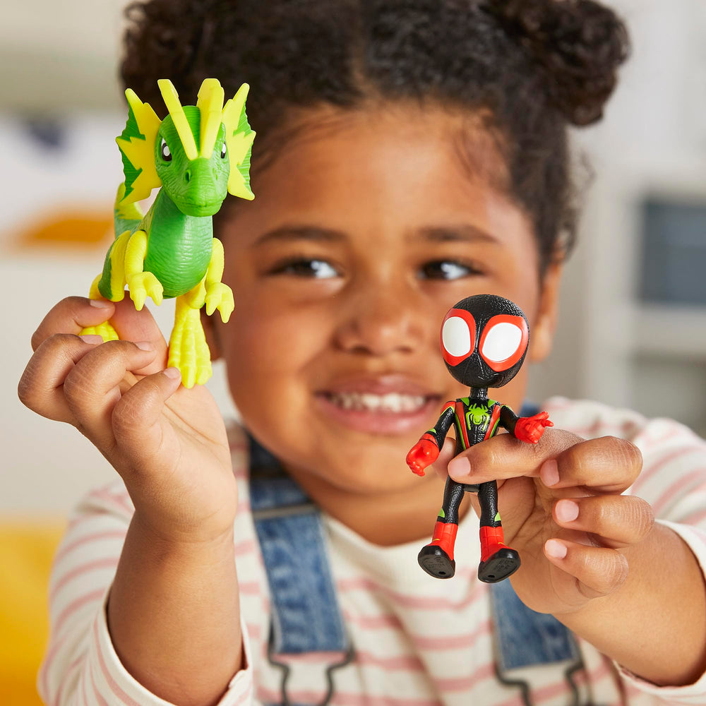 Kids enjoy imaginative play with Spidey Dino-Webs adventures.