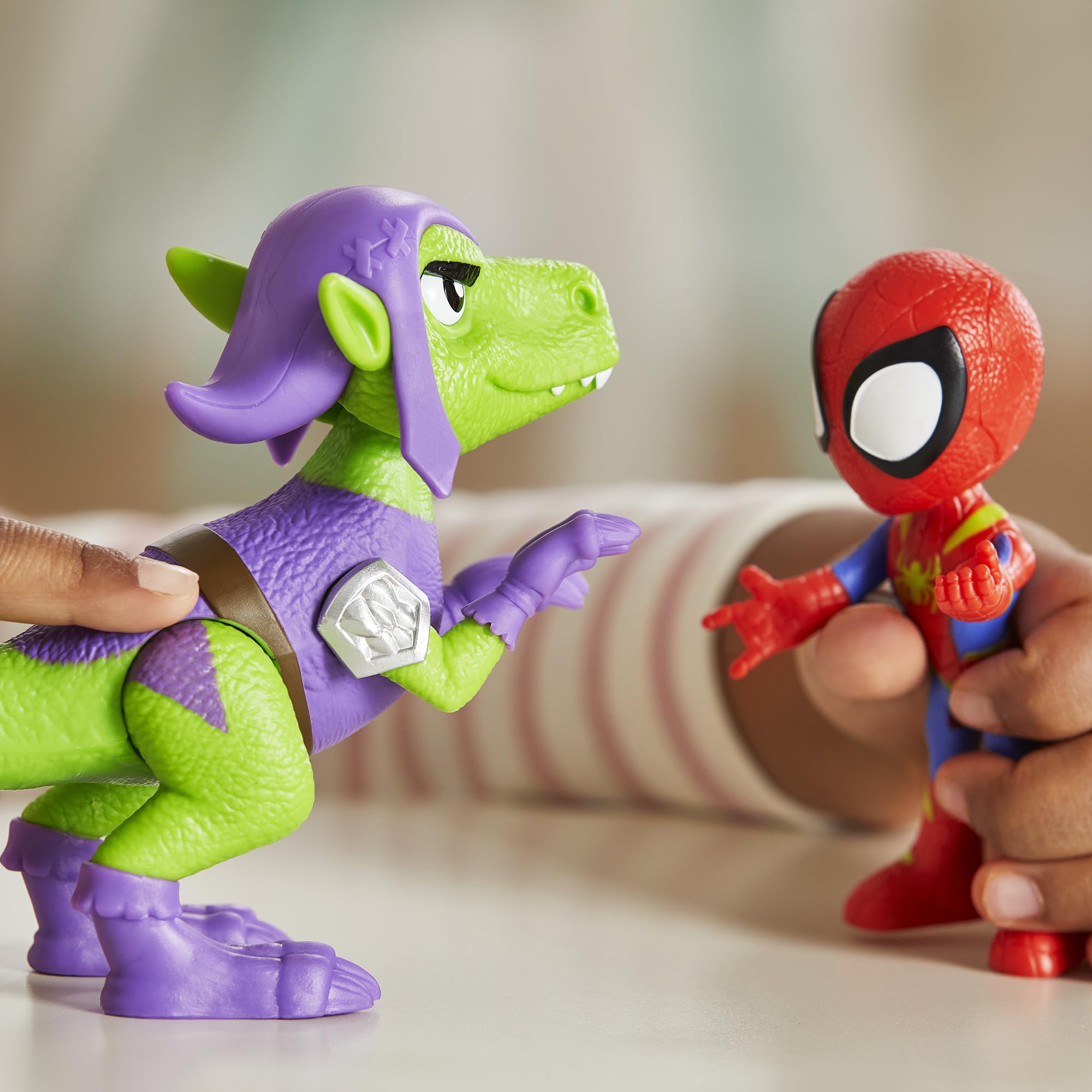 Poseable Spidey figure ready for action and storytelling playtime.