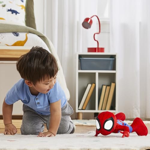 Spidey head tilt and wrist rotation for crawling fun.