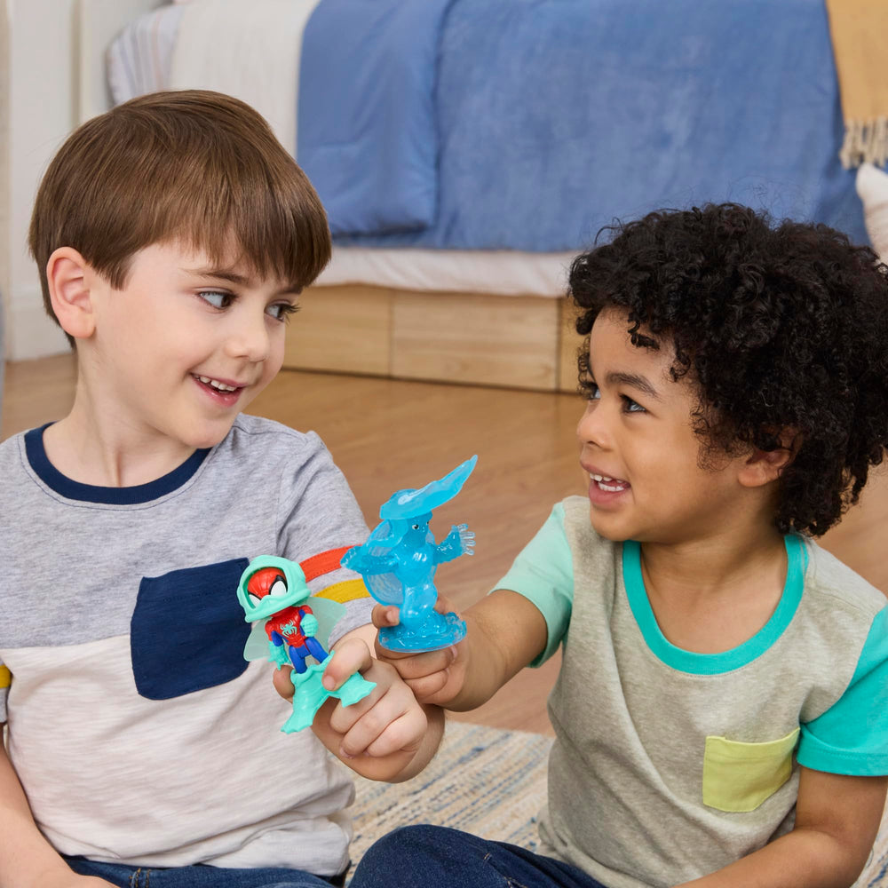 Spidey Water-Wings Flippers support splashy aquatic roleplay.