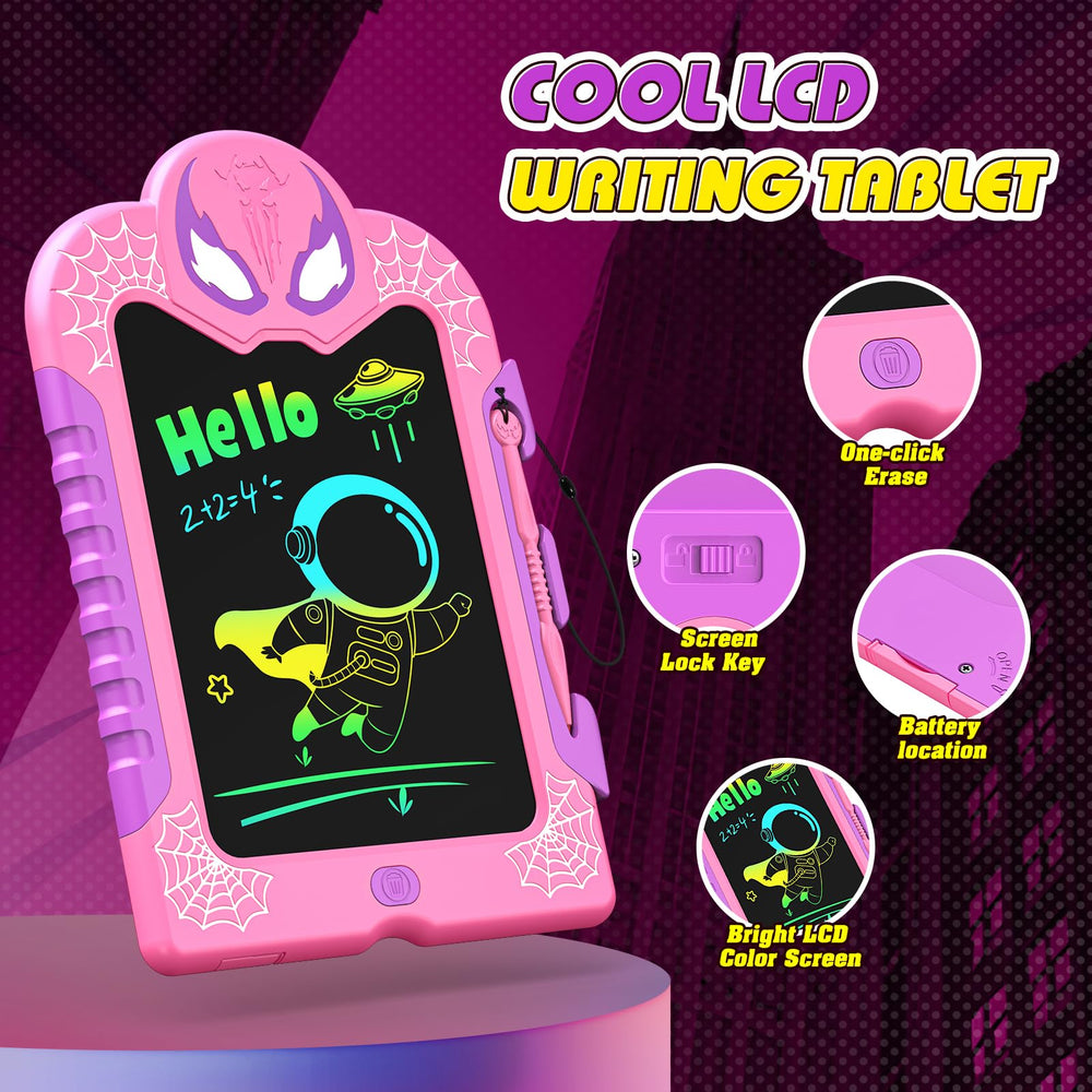 Spidolapse One-Click Erase Function lets kids easily refresh their artwork.