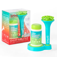 SPIKE non-sticky, non-toxic bubbles simplify cleanup and play