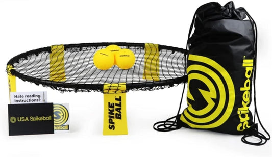 Spikeball 3-Ball Original set with net and bag ready for outdoor play.