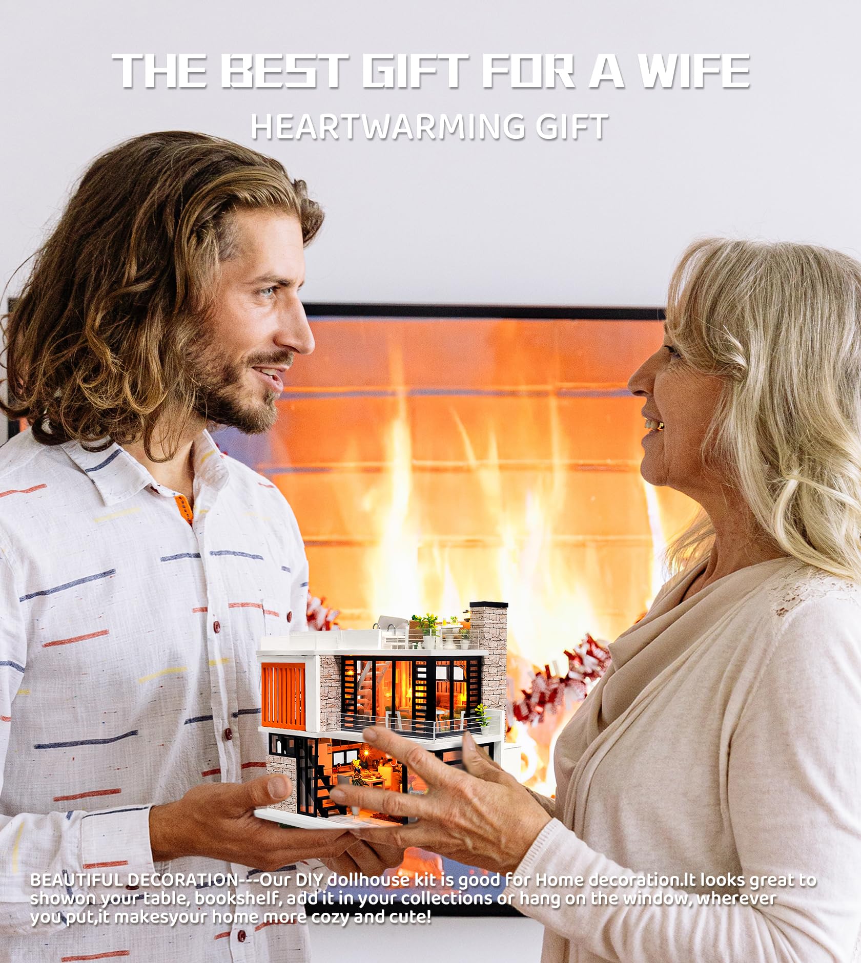 Spilay Florence dollhouse diy kit, step-by-step assembly builds patience.