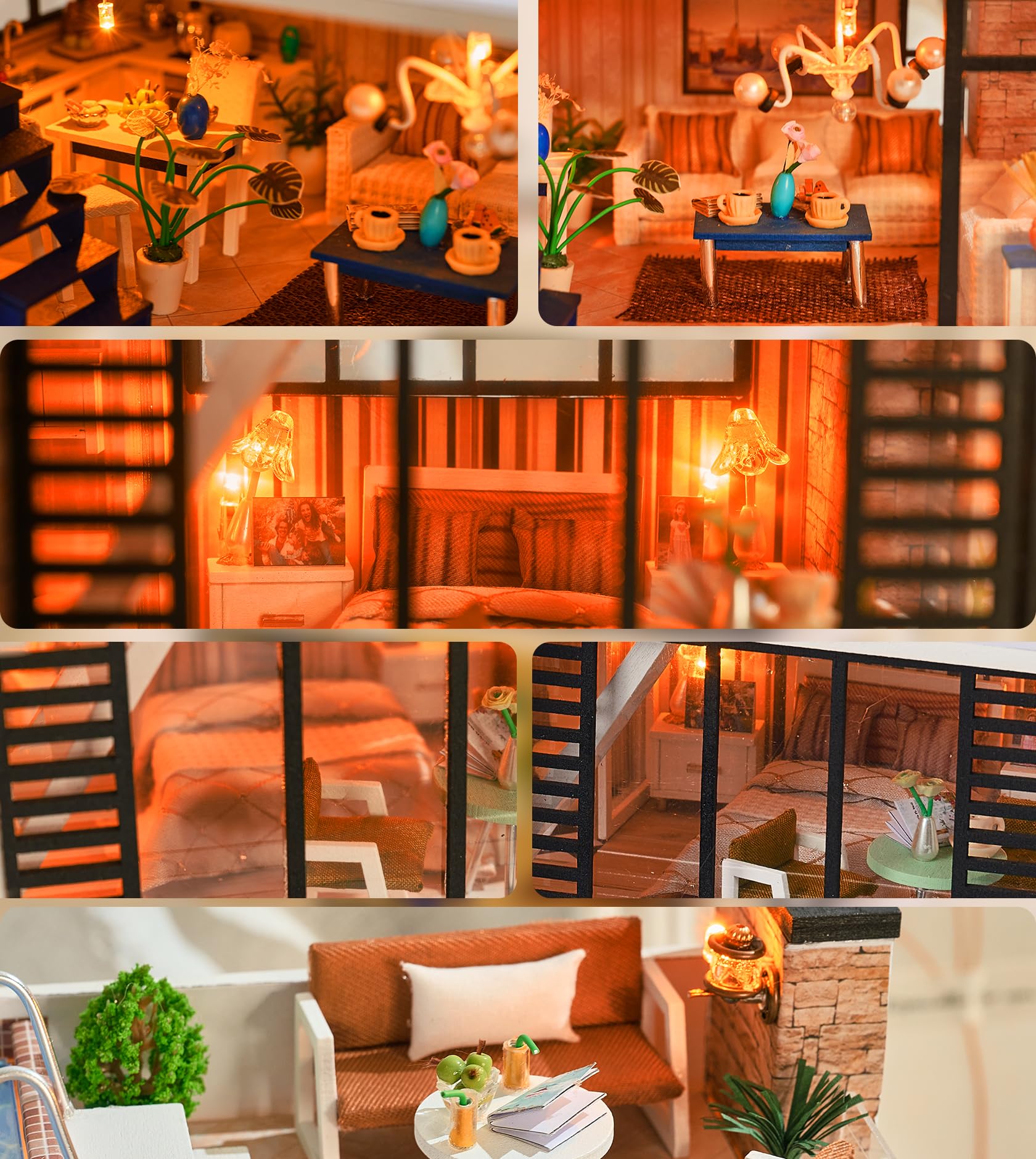 Spilay Florence dollhouse miniature furniture, eco-friendly materials highlight craftsmanship.