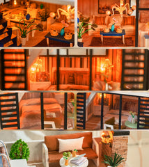 Spilay Florence dollhouse miniature furniture, eco-friendly materials highlight craftsmanship.