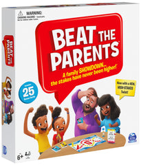 Spin Master Beat The Parents gameboard with wagers for family trivia