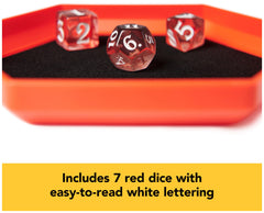 Spin Master Campaign Dice red dice with easy-to-read white lettering keeps reads quick