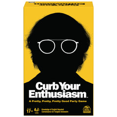 Spin Master Curb Your Enthusiasm party-night setup shown, perfect for gatherings