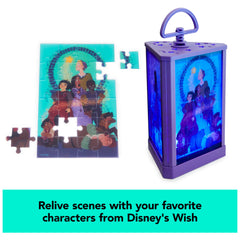 Spin Master Disney Wish Puzzle Lantern 24-piece puzzle details foster fine motor skills and problem solving.