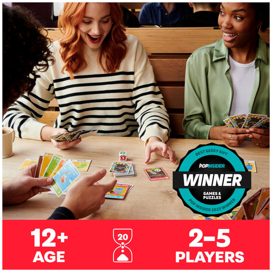 Dumb Ways to Die bean death cards spread, great icebreaker for adults