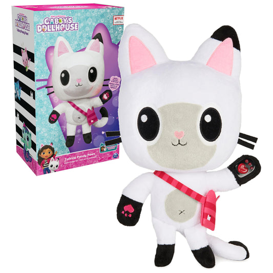 Spin Master Gabby's Dollhouse Pandy Paws plush with light-up paw for interactive play