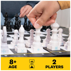 Spin Master Games detachable bases on pieces reveal moves during instruction
