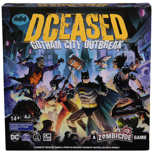 Spin Master Games DCeased Batman miniature for cooperative DC battles.