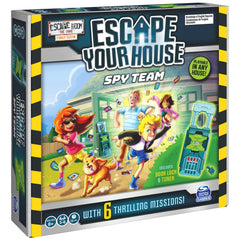 Spin Master Games Escape Room The Game compact box design fits on shelves for quick storage