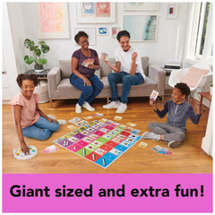 Spin Master Games The Game of Life Giant Edition family play photo showing 2-4 players.