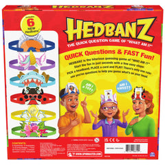 Spin Master Hedbanz 3rd Edition headbands allow quick, expressive guessing scenarios.