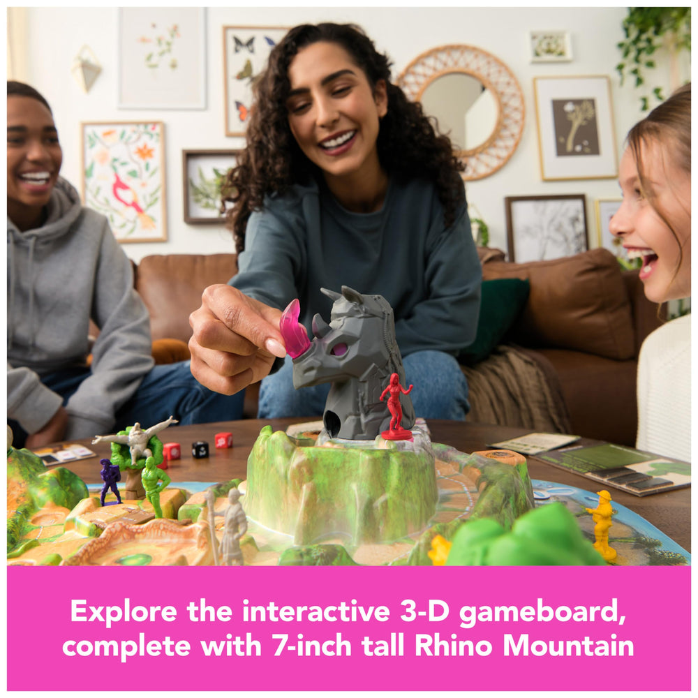 Spin Master Games Jumanji Stampede dice-and-pieces: essential components for turn-based challenges.