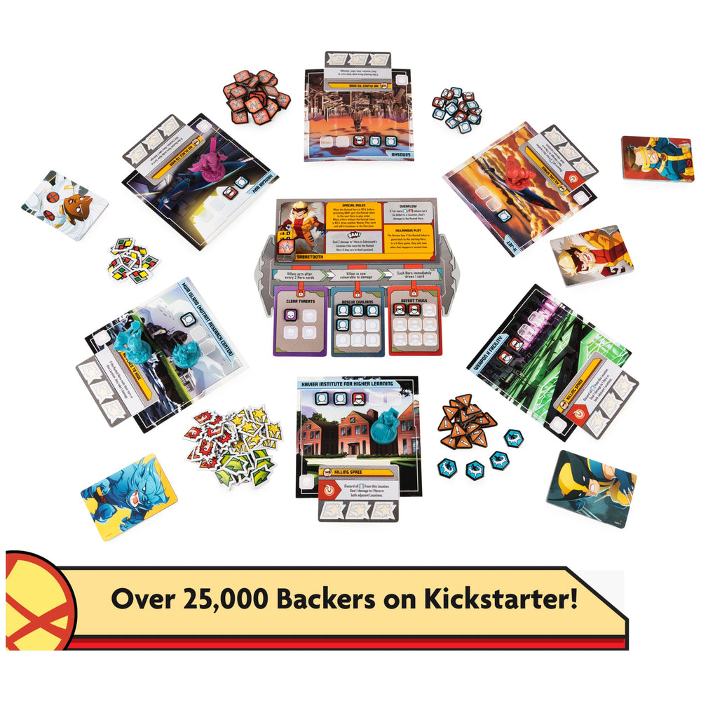 Spin Master Games Marvel United board and cards for dynamic strategic setup.