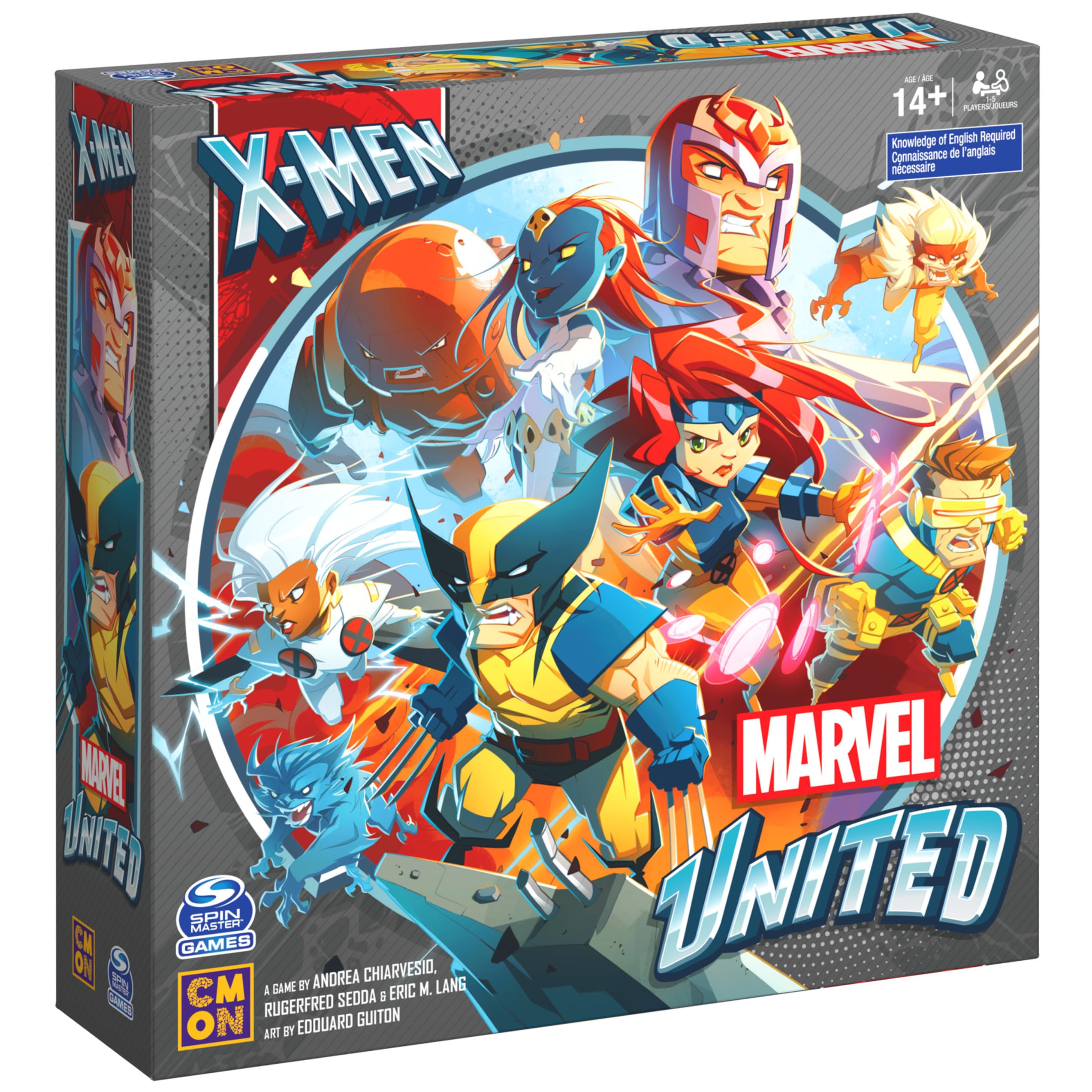 Spin Master Games Marvel United X-Men hero figurines for immersive battles.