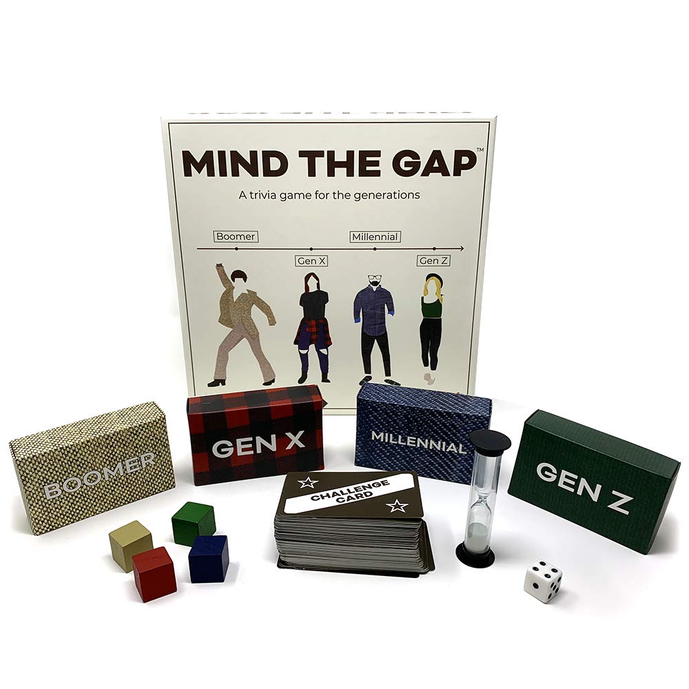 Mind the Gap expansion box back shows contents and simple setup.