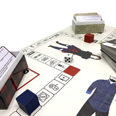 Mind the Gap Just the Questions expansion contents laid out for easy selection.