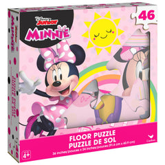 Spin Master Games Minnie Mouse 46pc floor puzzle with large size, supports collaborative family time