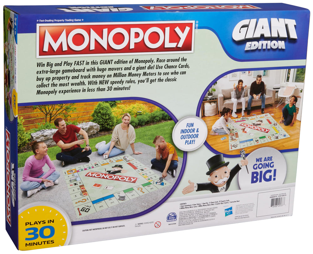 Dials for the Million Money Meter provide clear resource tracking in Monopoly Giant Edition.
