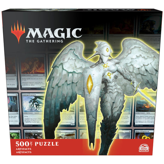 Spin Master Games MTG Artifacts puzzle cover with vibrant artwork for 12+