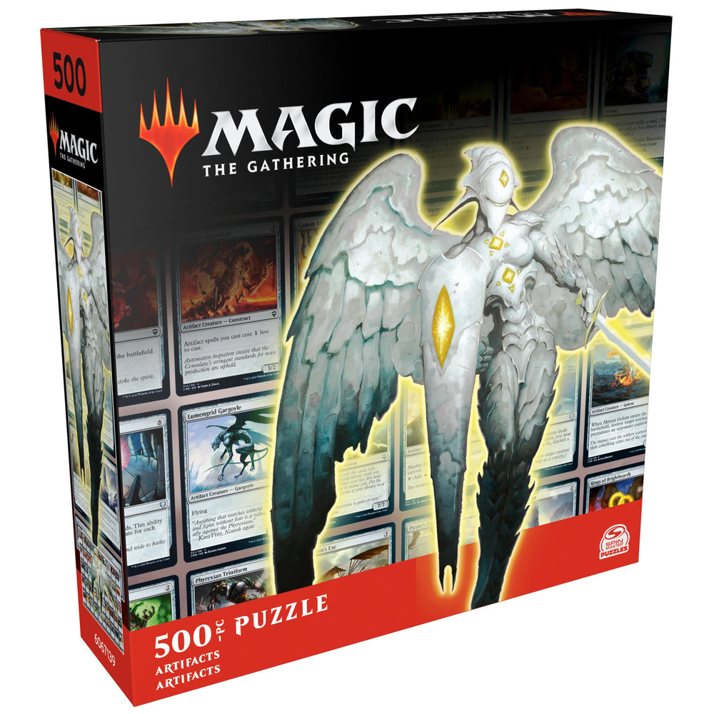 Framed MTG Artifacts puzzle highlighting premium color and detail