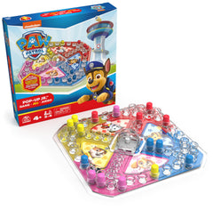 Spin Master PAW Patrol PopUp Game cover with bright, kid-friendly artwork for family fun.