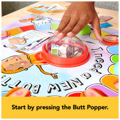 Spin Master Games I Need a New Butt Robo Butt card with futuristic vibe.