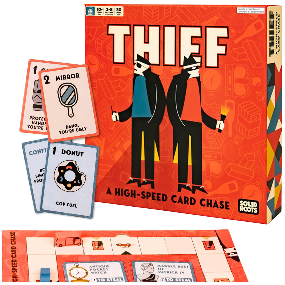 Spin Master Games Thief: getaway car overview for fast-paced play and strategy.