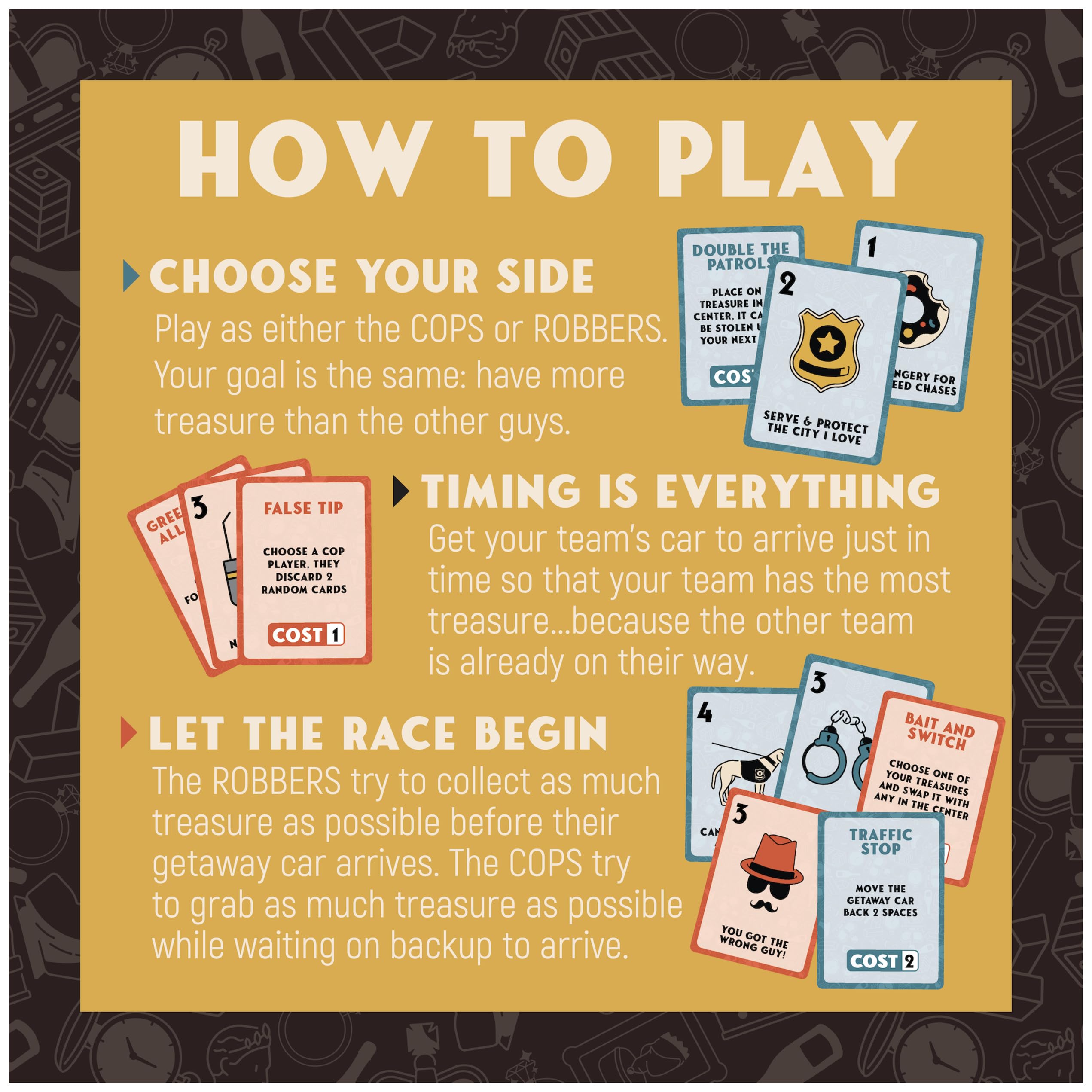 Spin Master Games Thief robber action cards enhance bold, tactical moves.