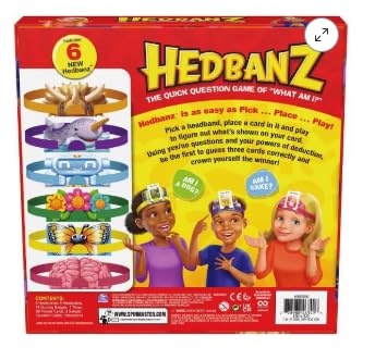 Spin Master HedBanz 3rd Edition unisex party game in action.