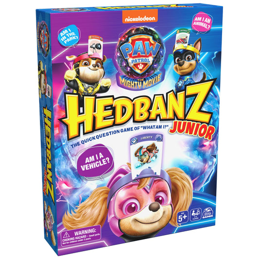 Spin Master Hedbanz Junior PAW Patrol headbands enable quick family guessing fun