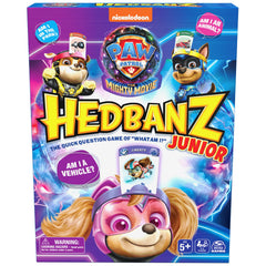 Spin Master Hedbanz Junior PAW Patrol instruction sheet clarifies rules