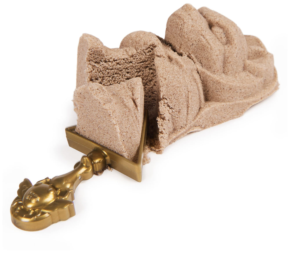 Spin Master Kinetic Sand special tool adds precise digging for imaginative builds.