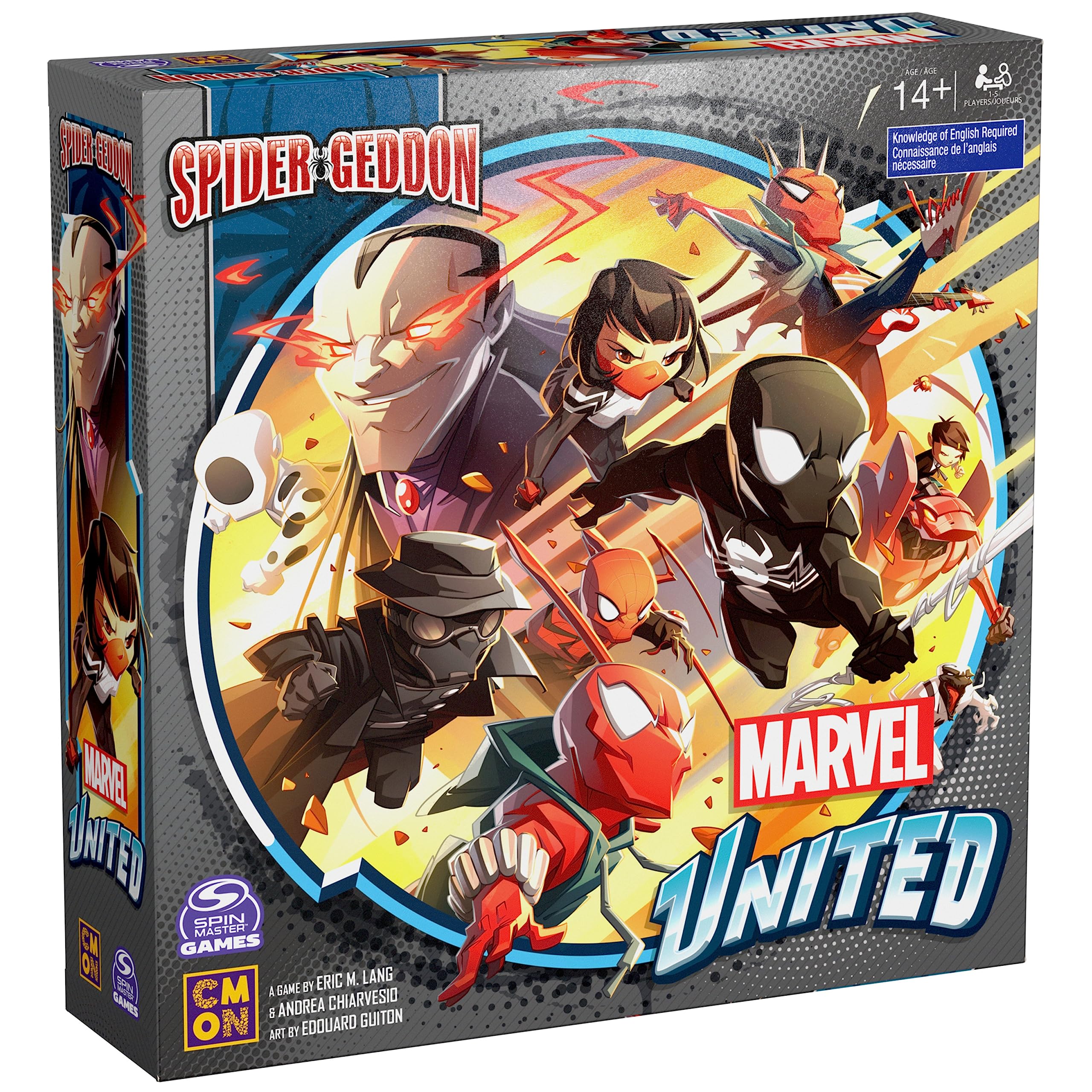 Spin Master Marvel United Spider-Geddon cover image, appealing to Spider-Verse fans.