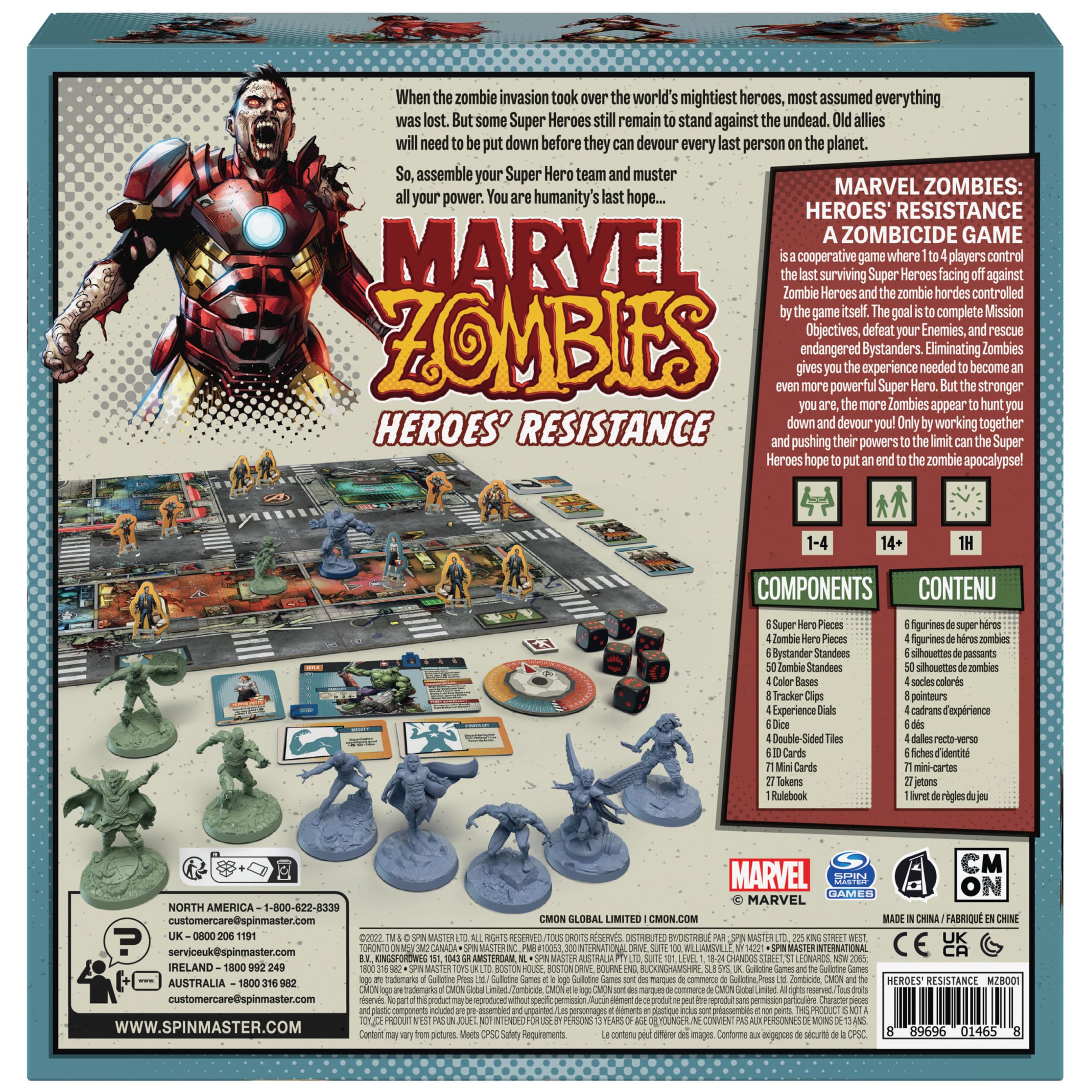 Spin Master Marvel Zombies: Heroes’ Resistance zombie standees intensify encounters as waves grow.