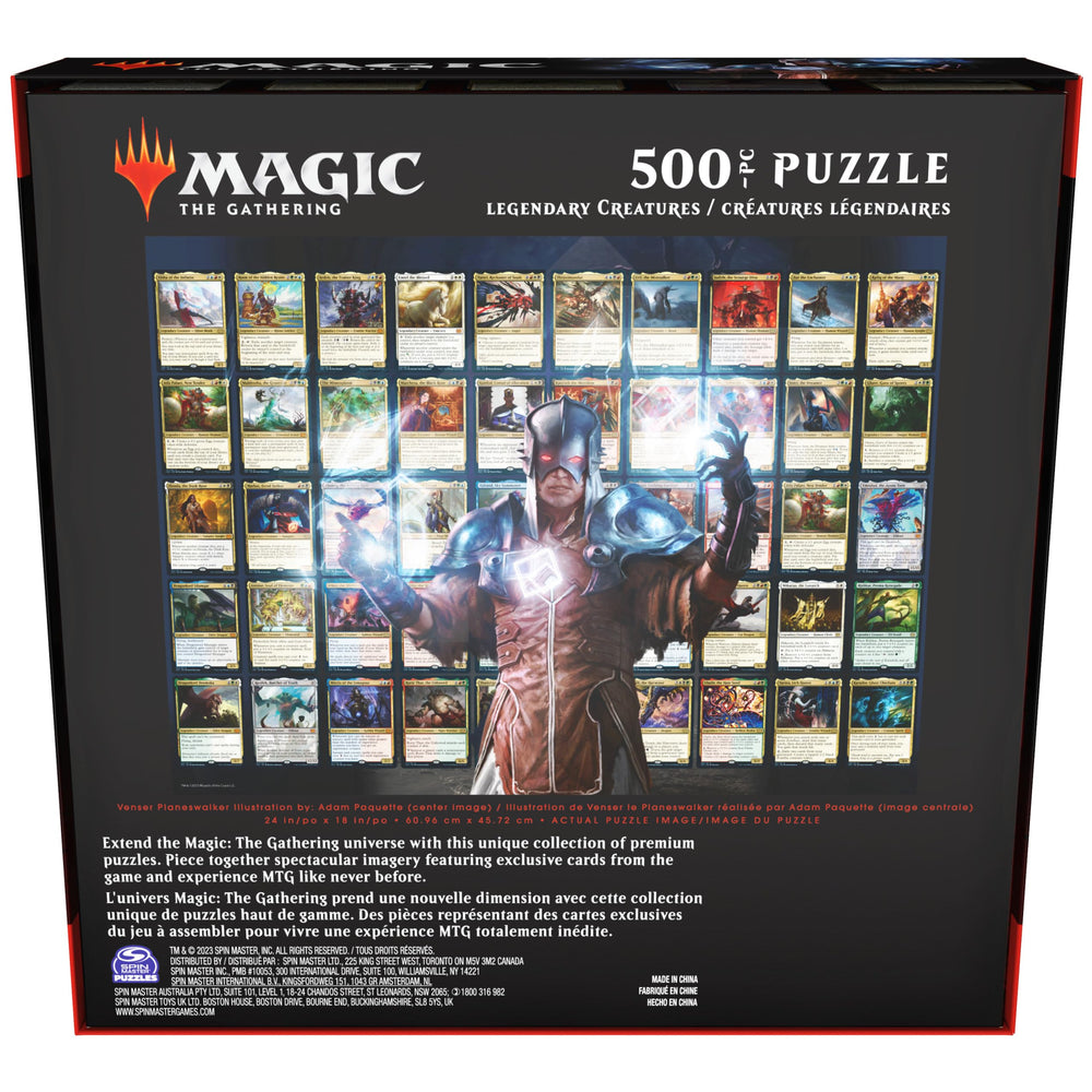 Spin Master MTG Legendary Creatures puzzle-box-front, ready for display and gift-worthy presentation.