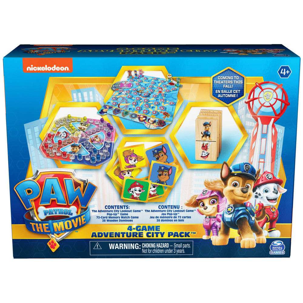 PAW Patrol Adventure City Lookout Game with Chase promotes memory skills