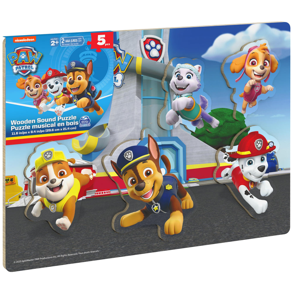 Spin Master PAW Patrol sound board with battery compartment delivers music and dialogue.