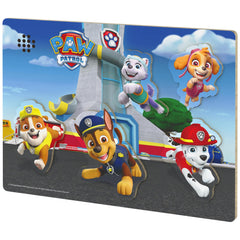 Spin Master PAW Patrol chunky wood sound puzzle child playing encourages imaginative play.