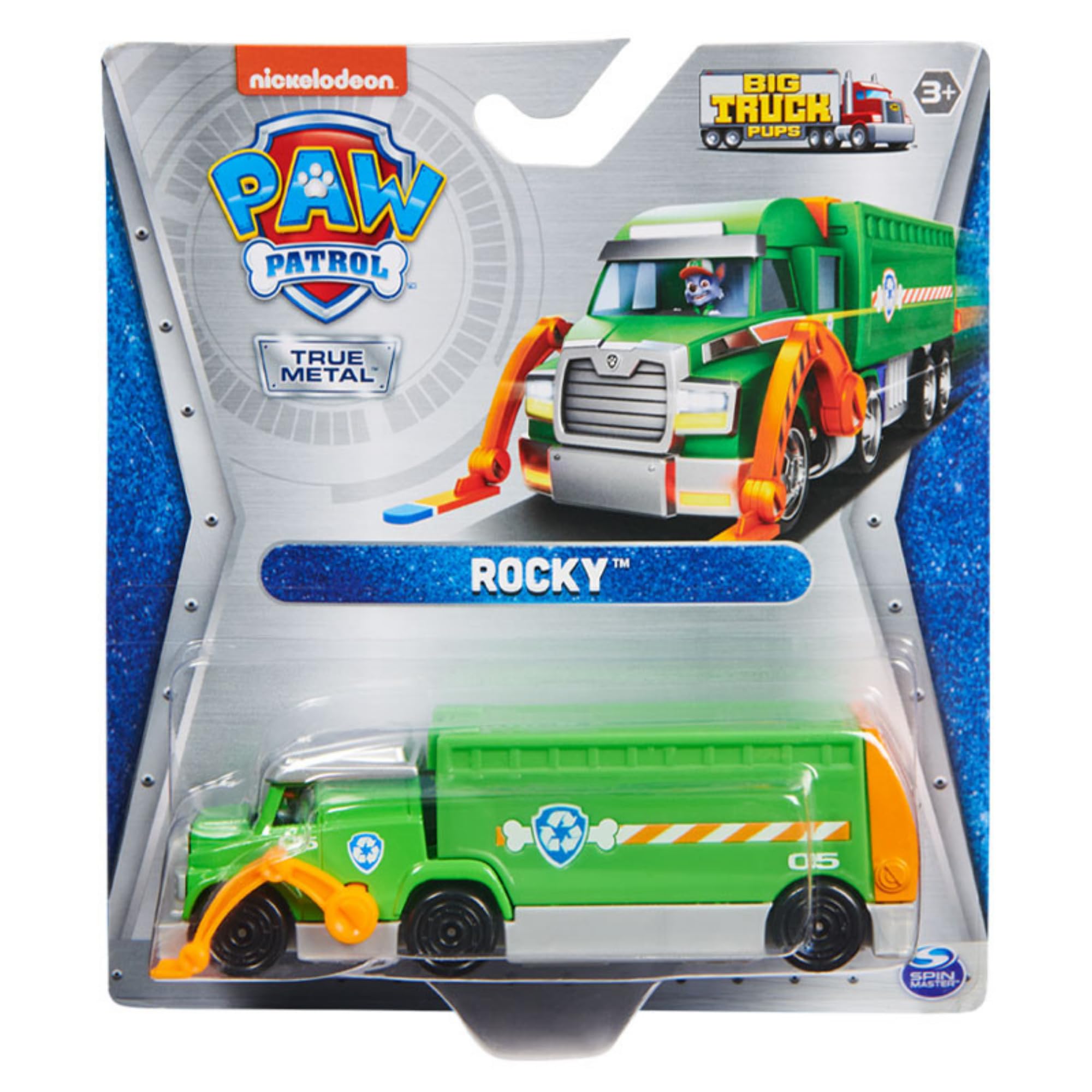 Spin Master Paw Patrol True Metal Rocky big-truck die-cast for imaginative play