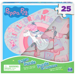 Spin Master Peppa Pig foam puzzle with 25 pieces for ages 4+ and durable pieces
