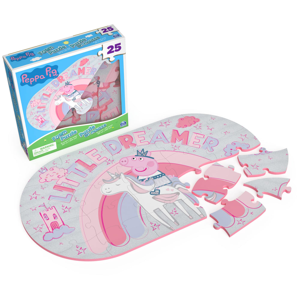Spin Master Peppa Pig foam puzzle designed for little hands and safe play